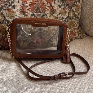 Michael Kors clear crossbody